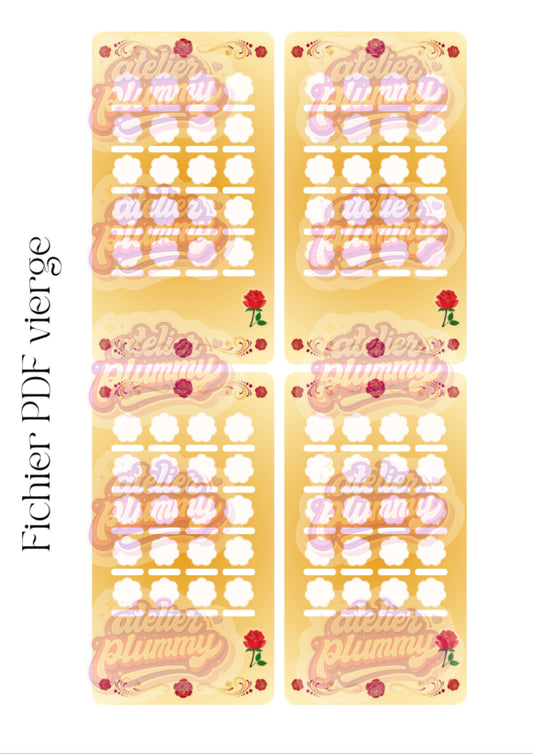 Nuancier vierge Promesse éternelle - Fichier digital à télécharger