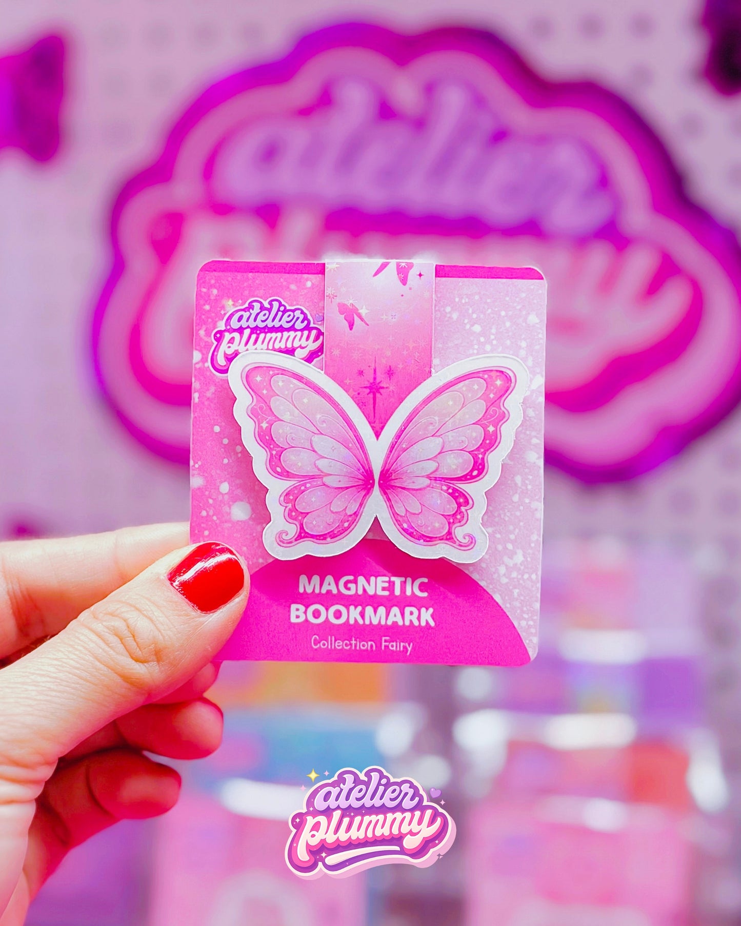 Marque-page magnétique Fairy ( Rose )