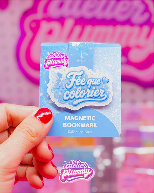 Marque-page magnétique Fairy ( Bleu )