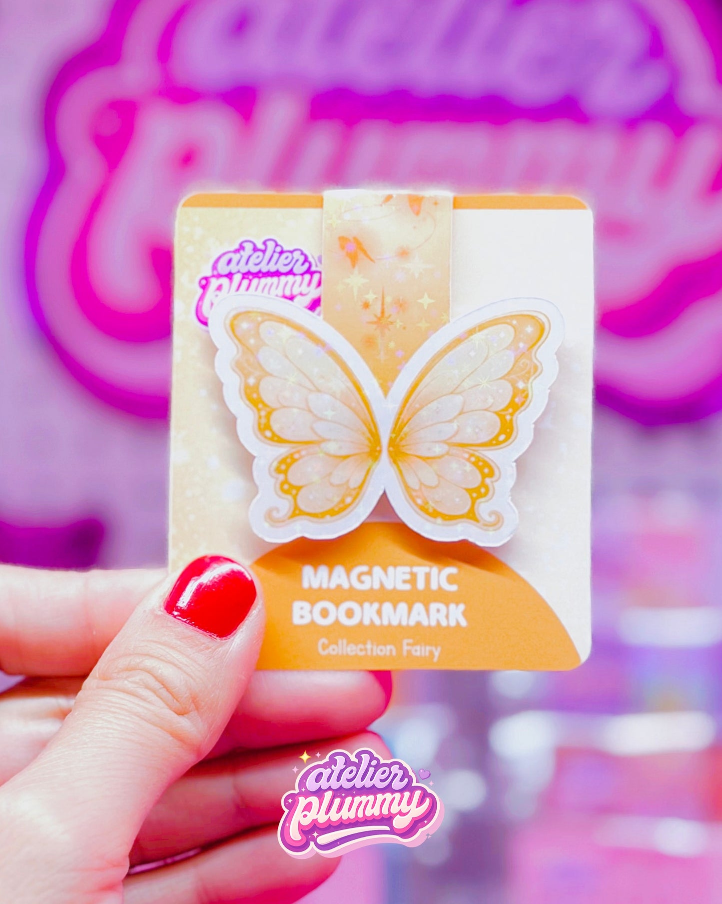 Marque-page magnétique Fairy ( Jaune )