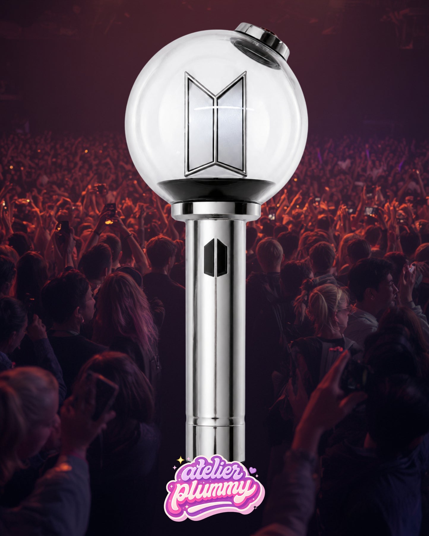 BTS Lightstick Cover Skin Decal Wrap vinyle pour Version 4